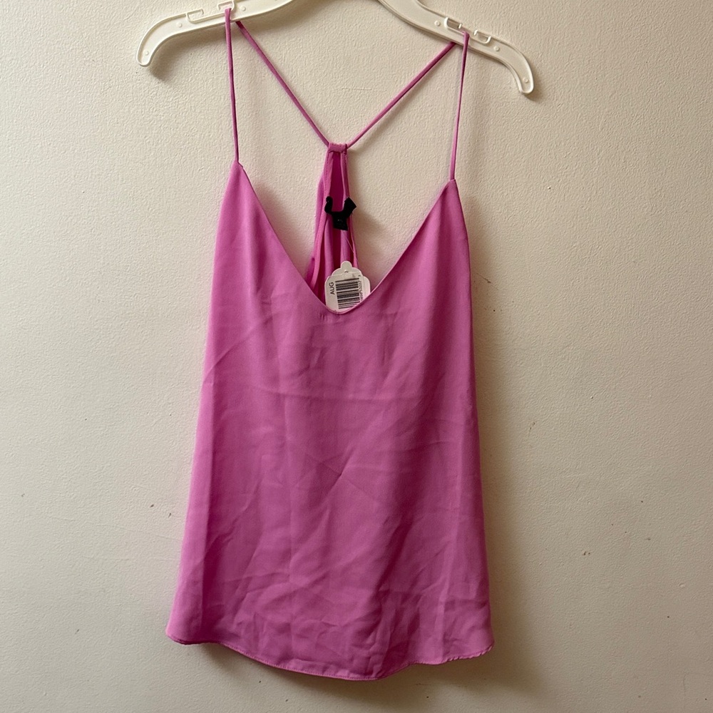 J. Crew Pink Strappy Top
